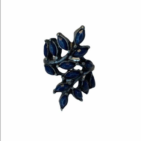 5/$25 Blue Leafy Ring - Picture 6 of 7